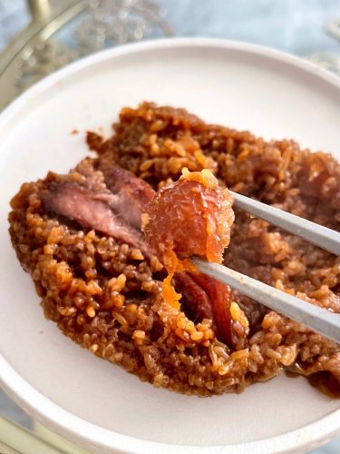 Pork Belly Rice Dumplings – Traditional Jiaxing Zongzi | Handmade Savory Meat Dumplings Gift Set, 8-Pack (150g Each) photo review