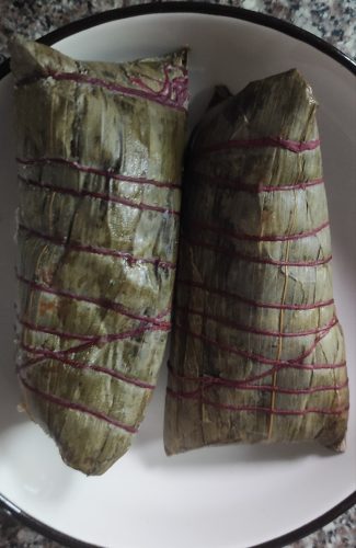 Pork Belly Rice Dumplings – Traditional Jiaxing Zongzi | Handmade Savory Meat Dumplings Gift Set, 8-Pack (150g Each) photo review