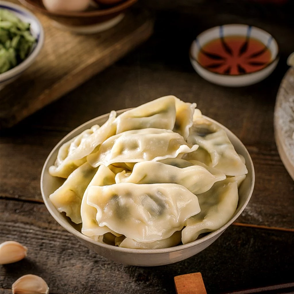 Chinese Dumplings 1KG/50pcs± / Singapore Brand / Jiao Zi / Tian TIan / Pork / Chicken / Vegetable /水饺 - Image 3